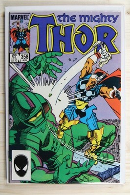 Thor #358   Marvel (1985) 8.5 VF+ ''Captain America'' Year of the Scourge