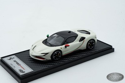 B.B.R Ferrari SF90 ストラダーレ 1/43 1/43 BBR FERRARI SF90 Stradale White 🤝ALSO OPEN FOR TRADES🤝 | eBay