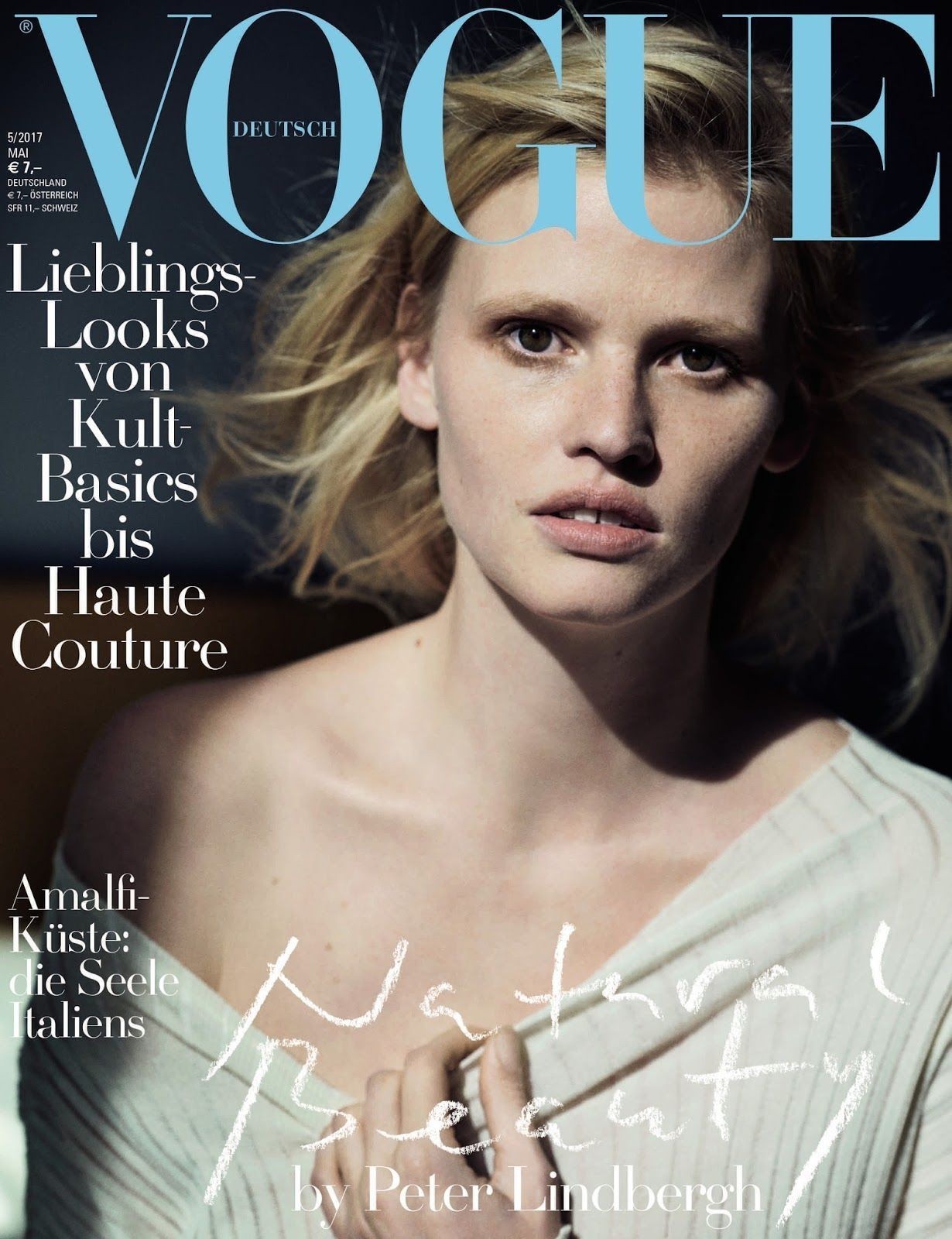 LARA STONE Sara Grace IRINA SHAYK Birgit Kos VOGUE Magazine Germany May 2017 NEW