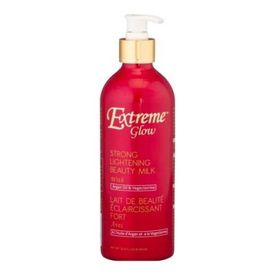 Extreme Glow Lightening Body Milk Argan Oil Dark Spots 16.8 fl oz / 500 mL