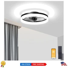 Sleek Bladeless Ceiling Fan with Remote Control & 6 Speed Options for Any Room