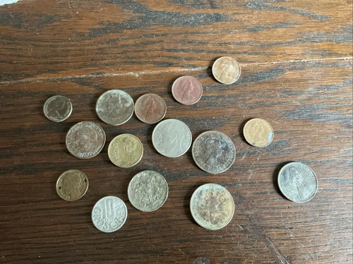 Lot Of Vintage Foreign Coins; Jamaica, Caribbean Territory, Others ES0306