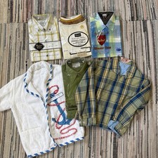 Lot 6 Vintage 1960s 1970s Boys Clothing Lot Shirts Jacket