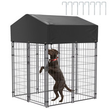 Large Dog Kennel Outdoor Dogs Welded Wire Kennels and Runs Crates for Yard with