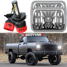 Pair 5x7 7x6 Led Headlights Bulbs 6000k For Dodge W150 W250 Ramcharger Ram 50 Pair 5x7 7x6 Led Headlights Bulbs 6000k For Dodge W150 W250 Ramcharger Ram 50