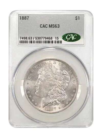 MS 63 Graded 1887 Year Morgan US Dollars (1878-1921) for sale | eBay