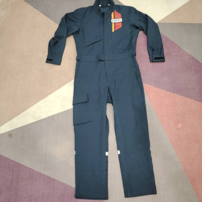 JDM Genuine Japan Eneos Oil Staff Mechanic Coveralls Tsunagi Jumpsuit Blue Sz S