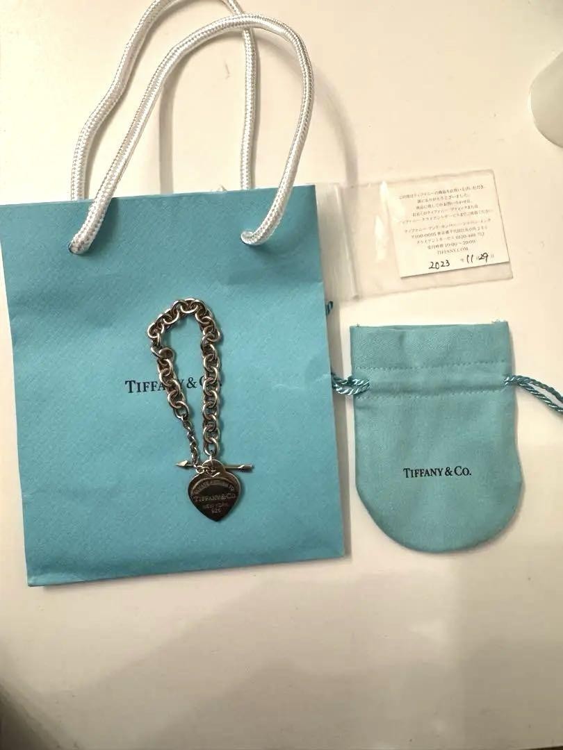 Tiffany & Co Heart Toggle Silver Bracelet for Women New Jewelry