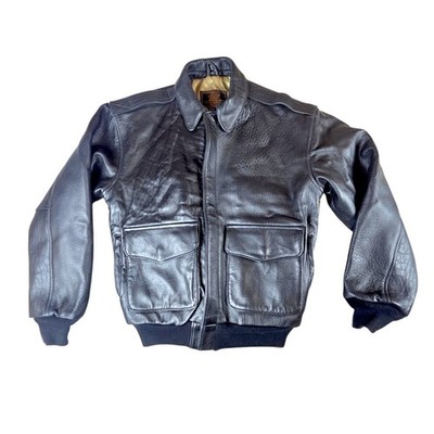 Cockpit A-2 Lambskin Leather Bomber Jacket New Without Tags Made in USA Sz Small