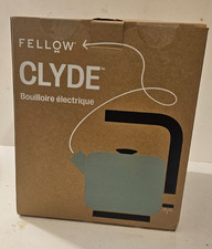 Fellow Clyde Electric Tea Kettle 1.5L Smoke Green  360° Swivel Base New Open Box