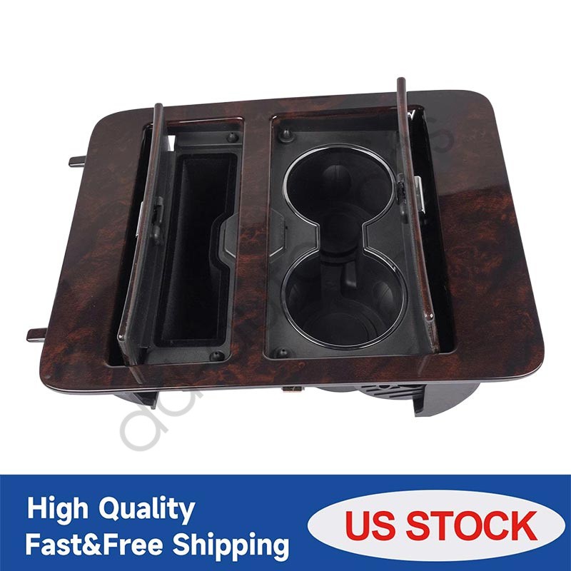 23164631 Console Cup Holder Storage Woodgrain for Chevy GMC Truck SUV 2007-2014
