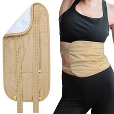 Compresse Ceinture Huile de Ricin Coton Bio Douce Réutilisable