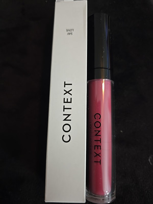 Context Skin   Matte Lip Lacquer   Say Love   0.21oz Full Size New In Box