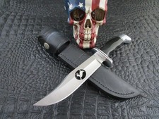 Buck Knives USA 119 Custom RARE Older Discontinued Buck Deer Cutout In Blade :^)