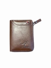 Mens RFID Blocking Leather Wallet Credit Card ID Holder NWOT