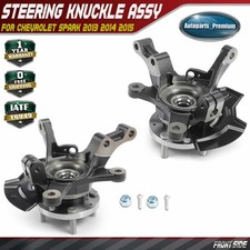 2x Front Steering Knuckle Hub Bearing Assembly For Chevrolet Spark 2013-2015