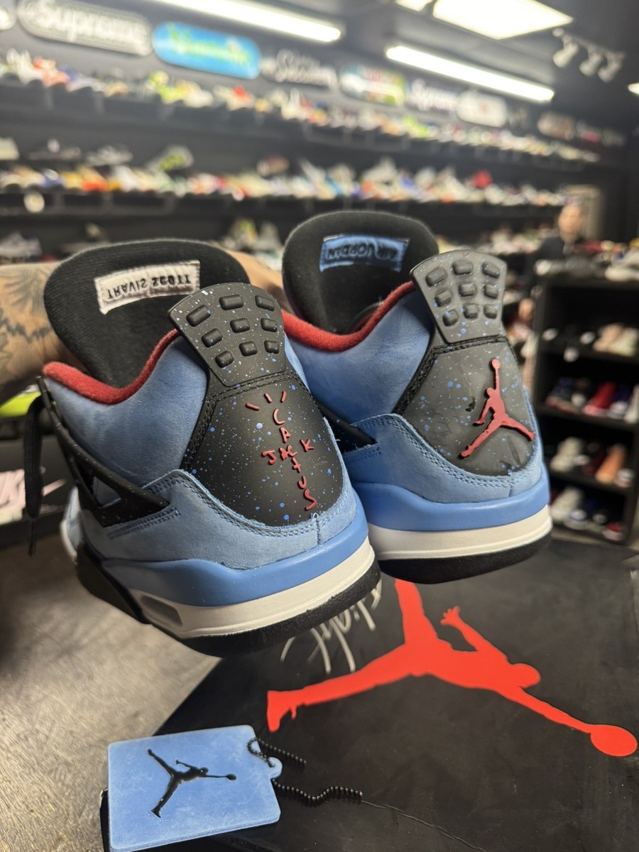 2018 Travis Scott Jordan 4 Cactus Jack , Size 9 Men With Box