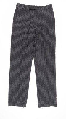 Next Wollhose Damen schwarz gestreift 28