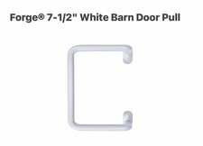 7 1/2" White Barn Door Pull Door Handle NEW Free Shipping