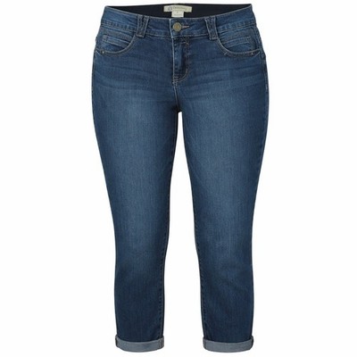 Democracy Ab Solution Ankle Skimmer Jeans Size 6 Medium Wash Tummy Control