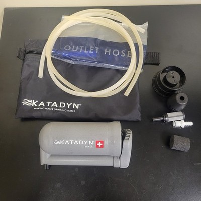 Katadyn Hiker Backpacking Water Filter Kit in original pouch