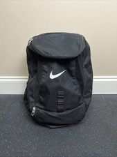 Nike SWOOSH Soccer Backpack Black RN 56323 LOTS OF SPACE Pockets