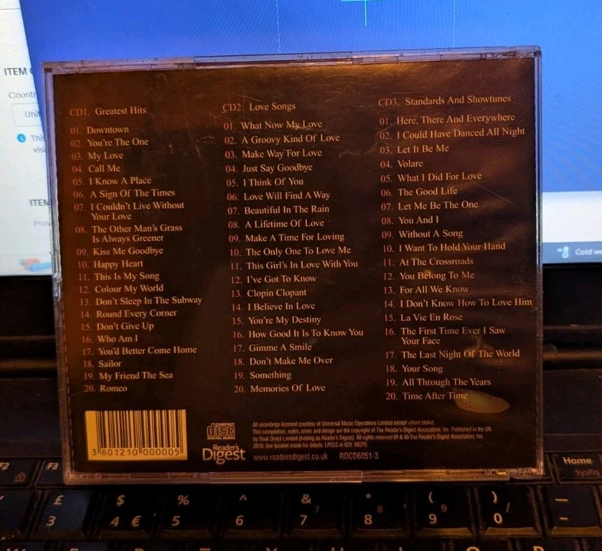 (READER'S DIGEST) PETULA CLARK - THE ESSENTIAL COLLECTION 3 CD SET - Image 2 of 3