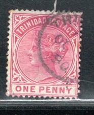 BRITISH TRINIDAD  STAMPS  USED    LOT 258I