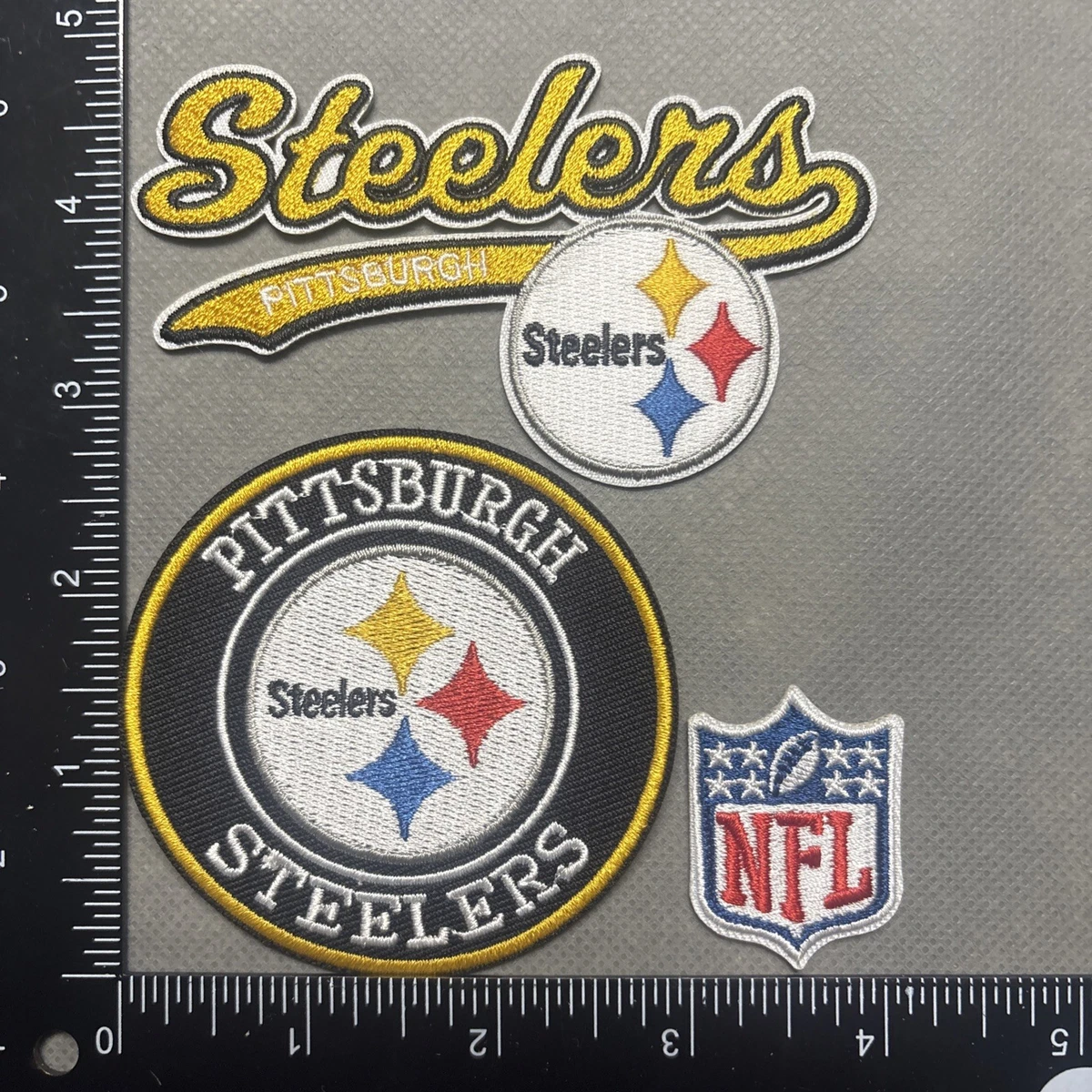 10 Pcs Pittsburgh Steelers Football Logo Size 3.0 In X