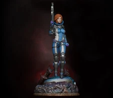 1/24 1/18 Space Warriors Unpainted Unassembled 3D Printing Model Garage Kits