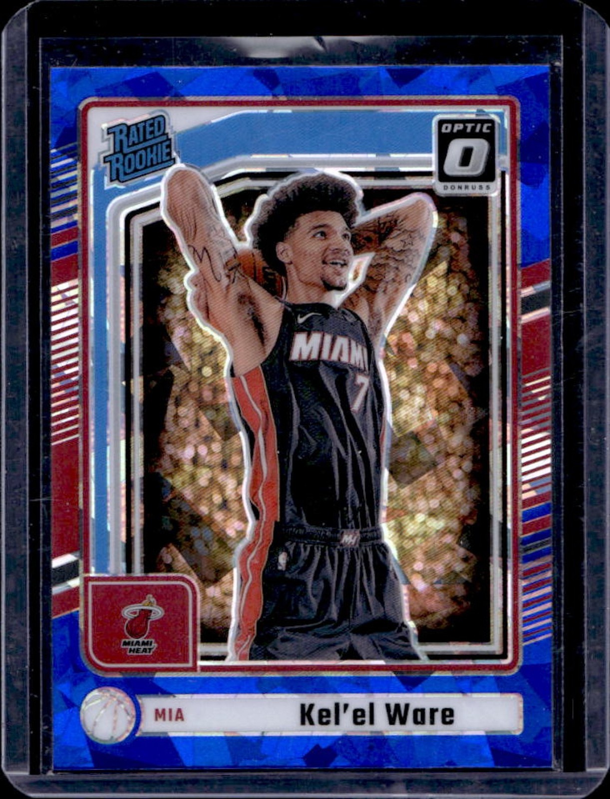 2024-25 Donruss Kel'el Ware Optic Rated Rookie Preview Blue Cracked Ice #P-221