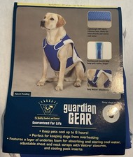 Guardian Gear Cool Pup Coat Cooling Pet Dog Harness Size Small NEW