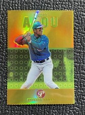 🔥MOISES ALOU 2003 TOPPS PRISTINE DIE-CUT GOLD REFRACTOR #'d /69!🔥CUBS!