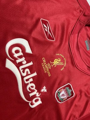 Reebok FC Liverpool 2004/2006 Gerrard #8 Soccer Jersey | eBay