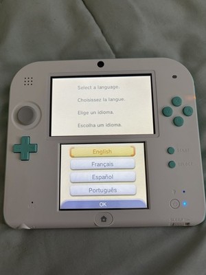 Nintendo 2DS Handheld System Sea Green With Stylus