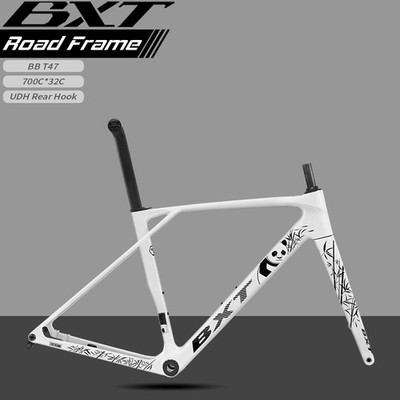 BXT Carbon Rennrad Rahmen Racing Fahrrad Disc Lightweight Carbon Road Bike Frame