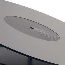 Acrylic Turntable Mat   11.75  Anti-Static Turntable Slipmat with Label Recess  