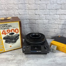 Kodak Carousel 4200 Slide Projector Remote Manual Tray Lamp Tested Working