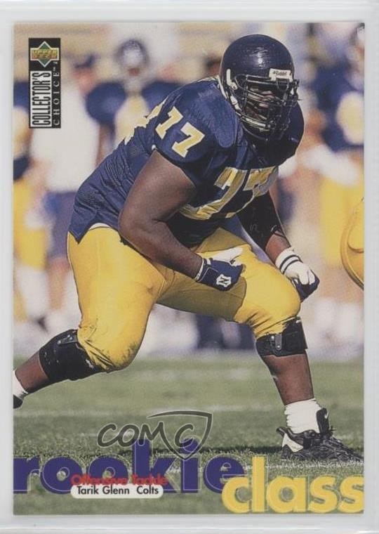 1997 Upper Deck Collector's Choice Rookie Class Tarik Glenn #18 Rookie RC 1k3