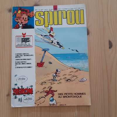 SPIROU Nr. 1785 - belg. Original Comic aus 1972 - Schlümpfe, Pussy u.v.a. kultig - Bild 1 von 2