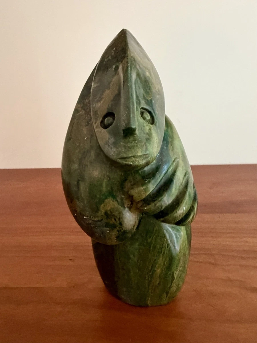 Ngoni Mrewa Abstract Sculpture Verdite Stone 1970’s Brutalist Mid Century Modern