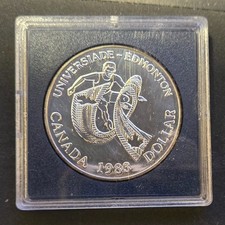 CANADA 1983 - NICE SILVER DOLLAR - UNIVERSIADE EDMONTON