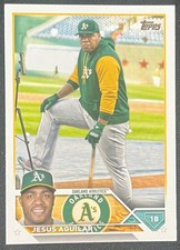 2023 TOPPS JESUS AGUILAR #554 GOLDEN MIRROR SSP