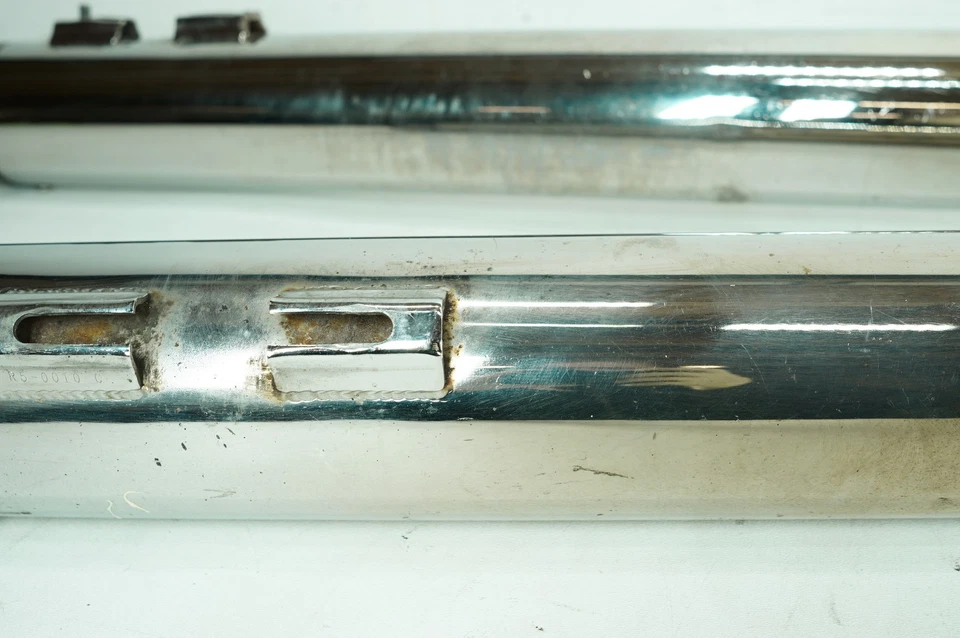 Harley Touring Road King Police 2002 FLHPI Road King OEM tubos de escape silenciador Foto 3 de 4