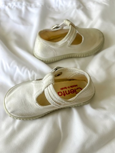 Cienta 5100 T-Strap Canvas Shoe Unisex Spain Size 5.5 Machine Washable - Picture 4 of 7