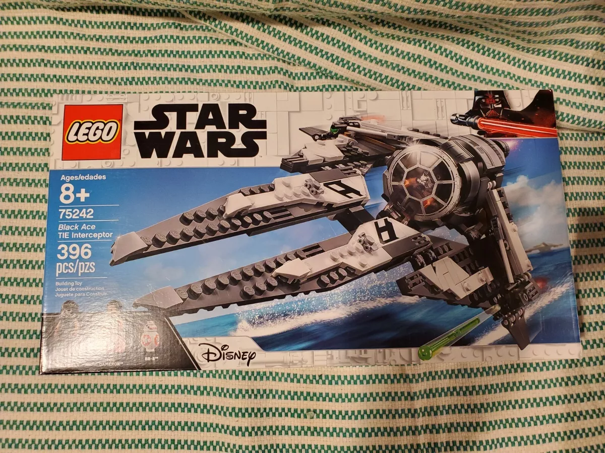 New Sealed LEGO 75242 Star Wars Black Ace TIE Interceptor