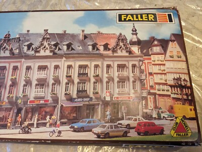 NEW Faller HO B-925 European Residential Block 1980s Model Train