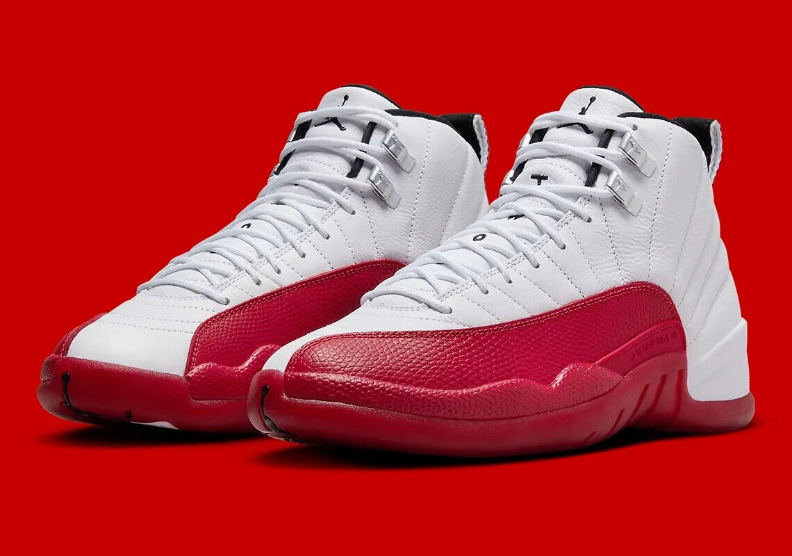 Nike Air Jordan 12 Retro Cherry Red CT8013-116 Size 12M Nike Air Jordan 12 Retro Cherry Red CT8013-116 Size 12M
