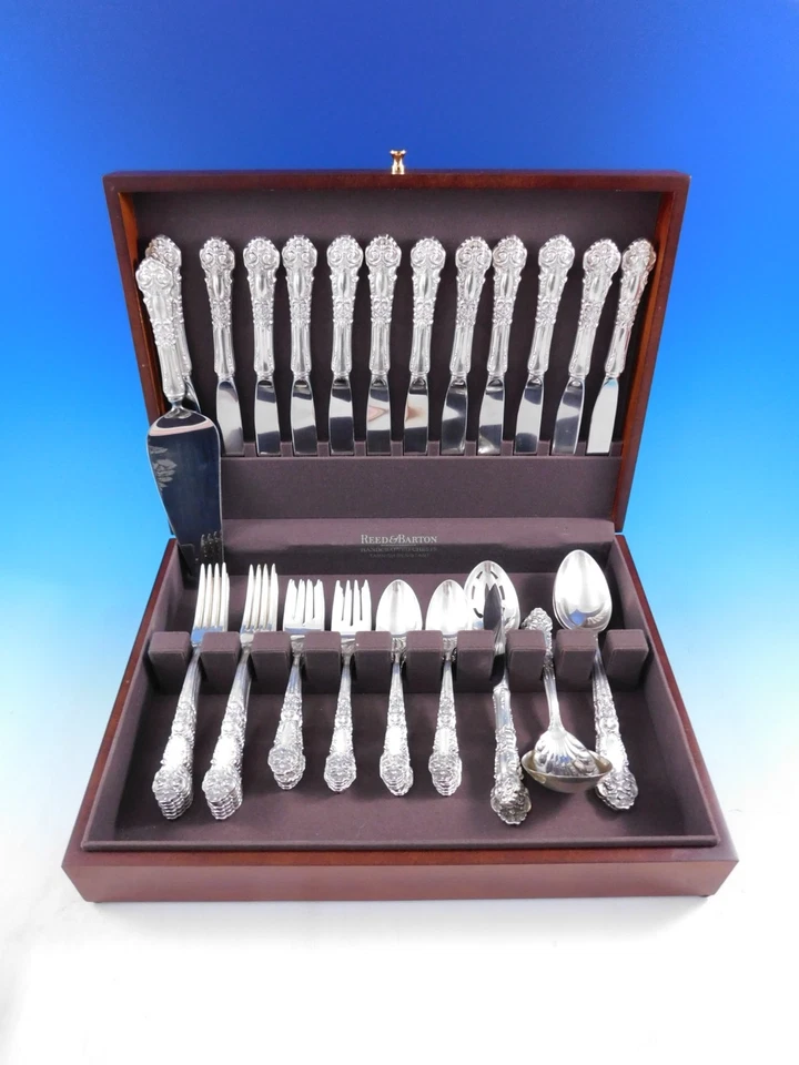 French Renaissance by Reed & Barton Sterling Silver Flatware Set 55 pcs Unused - Image 2 of 4