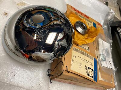 OEM Harley Davidson Chrome Front Wheel Hubcap NOS Softail Wide